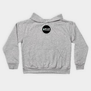 Hello Pieces- Circle Black Kids Hoodie